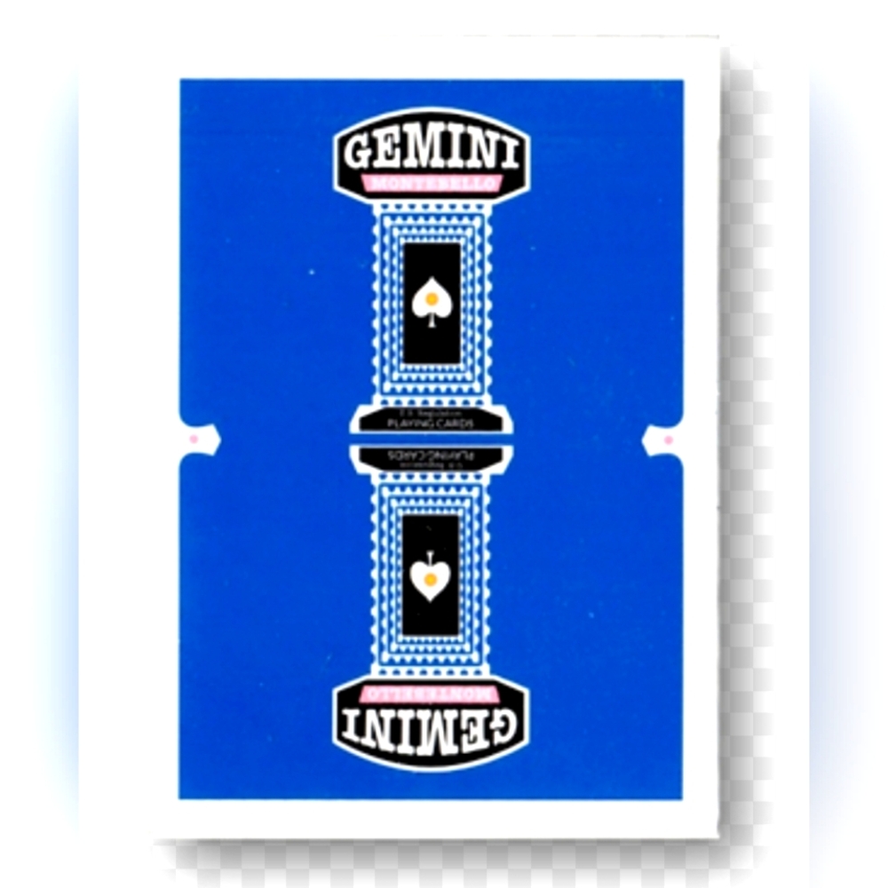 Royal Blue Gemini Playing Cards